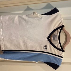 Nike Tank style shirt. Blue/Black/White. Size Medium